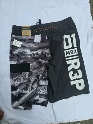 Reebok One Series Elite shorts men Board Swim Trunks Drawstrings Pocket CrossFit