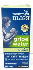 Mommy's Bliss Original Gripe Water Gas Colic Fussinrss Relief 4 fl oz Exp 03/26