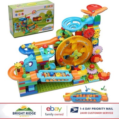 Interactive Building Blocks Marble Run for Ages 3-8, Enhances Problem Solving