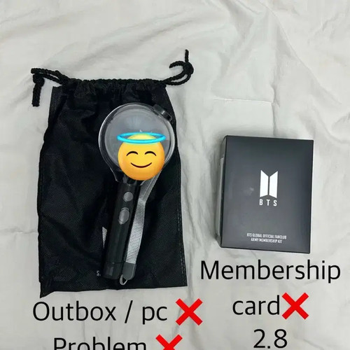 BTS Suga ARMY Bomb and ARMY Kit Fan Items