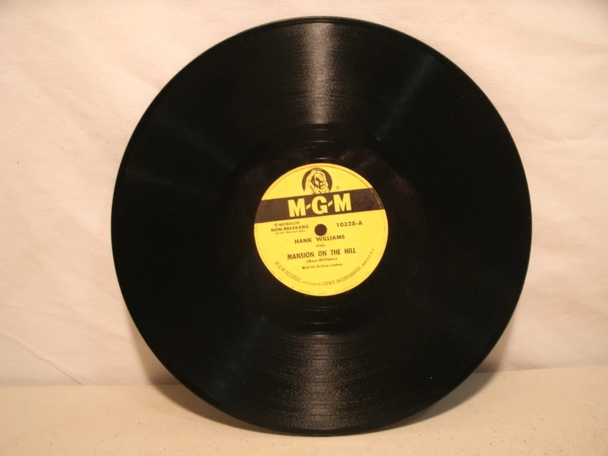 HANK WILLIAMS MGM 78RPM 5枚セット Hank Williams 10