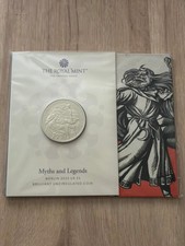 2023 Merlin Myths and Legends UK £5 BU Coin Royal Mint Pack BU5