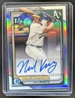 2024 Bowman Draft Nick Kurtz Chrome Auto Refractor 1st Prospect #/499 Athletics