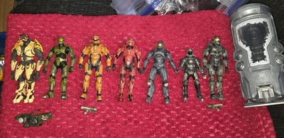 McFarlane Halo Figures Cryo Pod Master Chief Rust Spartan ODST Elites