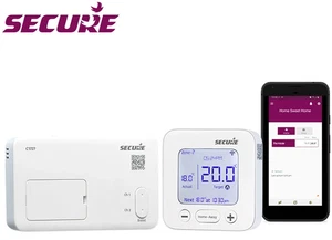 Secure Smart Programmable Thermostat C1727 & Programmable Thermostat Display PTD