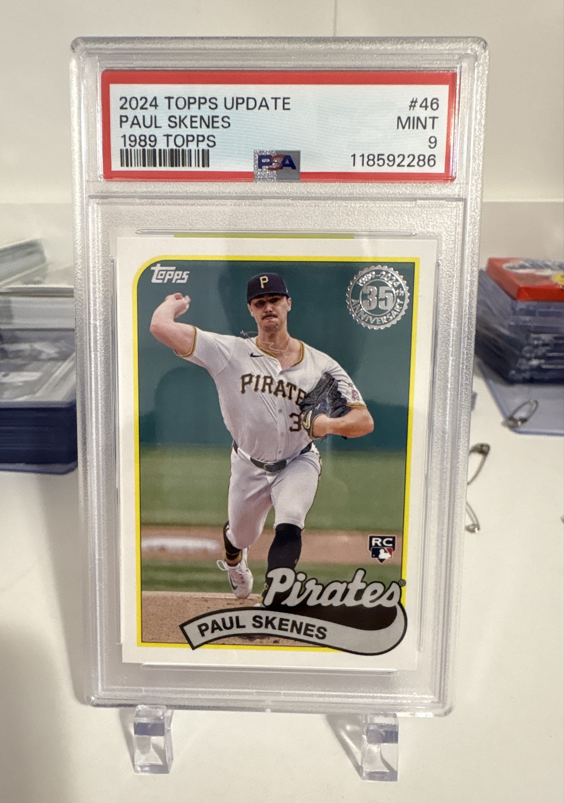 2024 Topps Update Series - 1989 Topps Baseball Paul Skenes #89US-46 (RC)