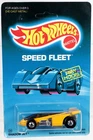 Vintage Hot Wheels Shadow Jet Speed Fleet Series - 4699 NRFP 1986 Yellow 1:64
