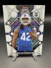 2023 Panini Mosaic Dorian Williams White Sparkle Prizm SSP Rookie RC Bills #317
