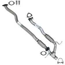 Stainless Steel Front Pipe w/ Flex Y Pipe Kit fits: 2014-2018 Jeep Cherokee 3.2L