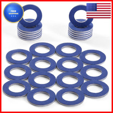 Biabari 90430-12031 26Pcs Oil Drain Plug Gasket Washer Premium Durable Aluminum