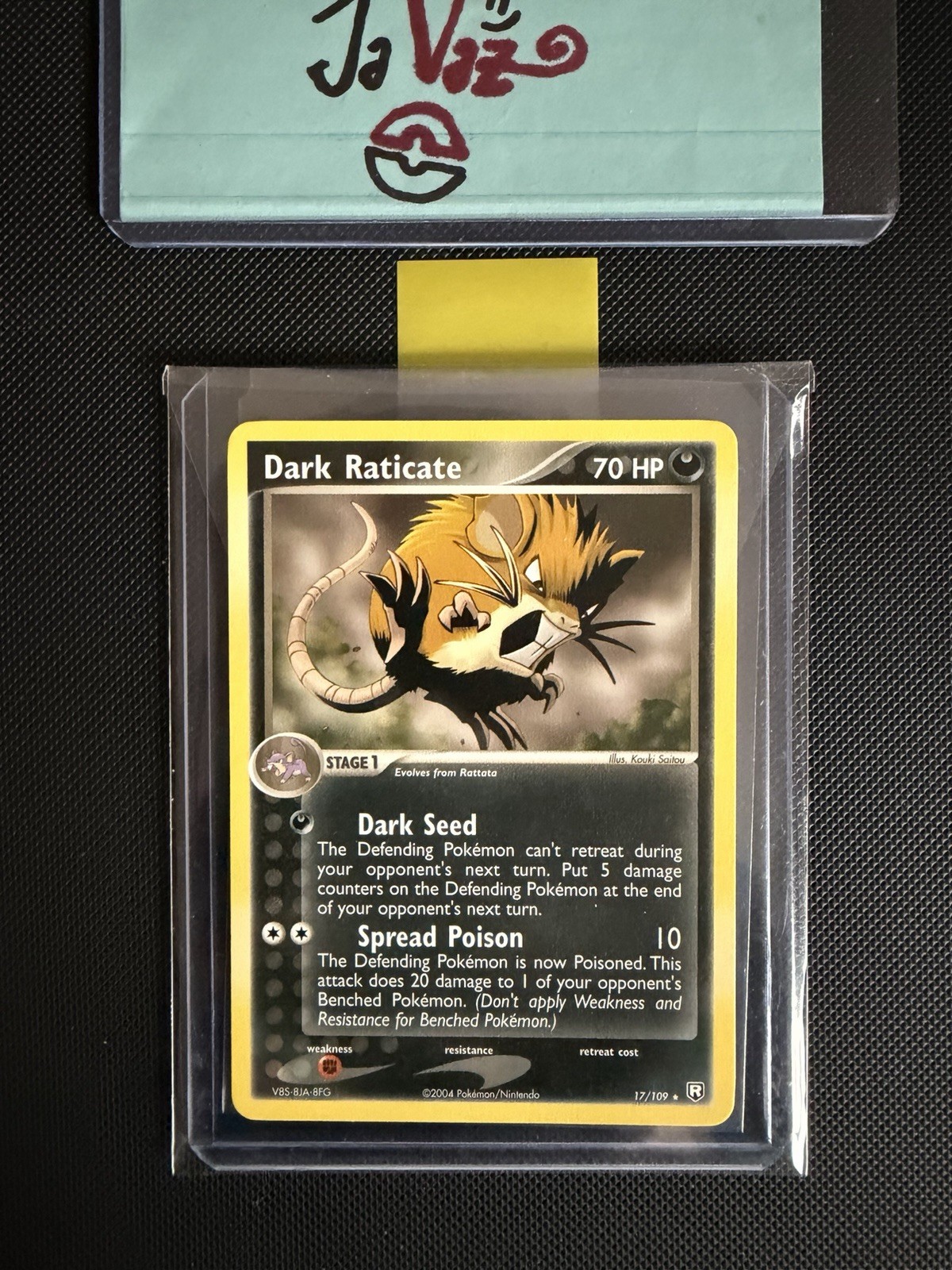 Dark Raticate 17/109 NM/NM+ 2004 EX Team Rocket Returns Vintage ✨ 1 DAYSHIP!
