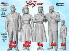 The Lucy Show UNPAINTED Figures  1/87 1/64 1/...