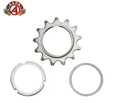 ALTA Track Fixed Cog 13T × 1/8 Chrome | Steel Bicycle Sprocket | ISO 1.37x24 TPI