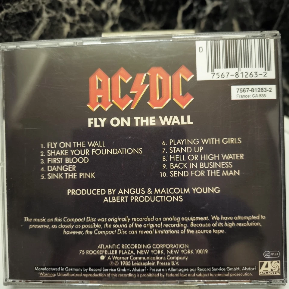 AC/DC - Fly On The Wall , Zustand Akzeptabel - Bild 2 von 2