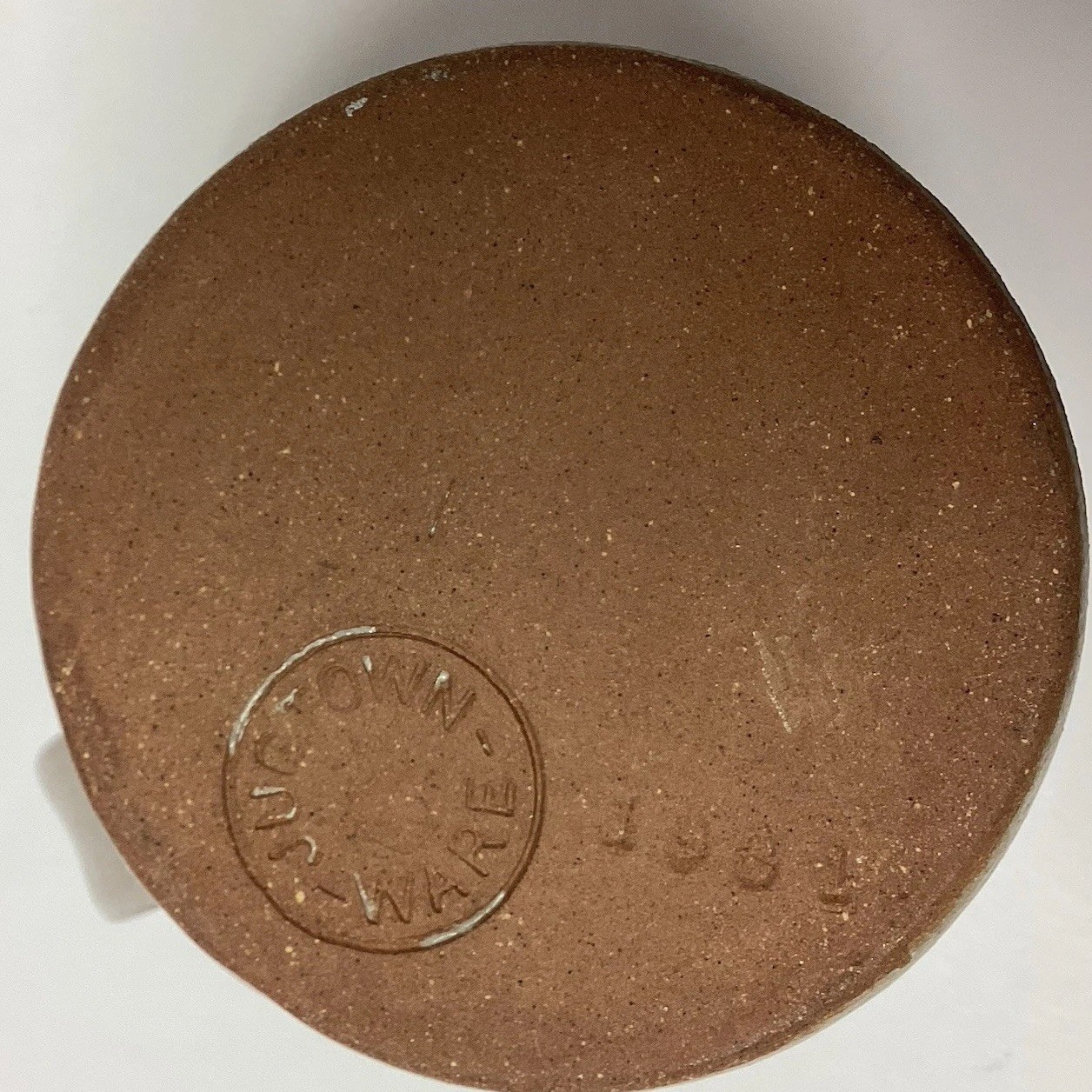 JugTown Ware Stone Pottery Mug Cup Glazed Brown With Blue Bird On Branch