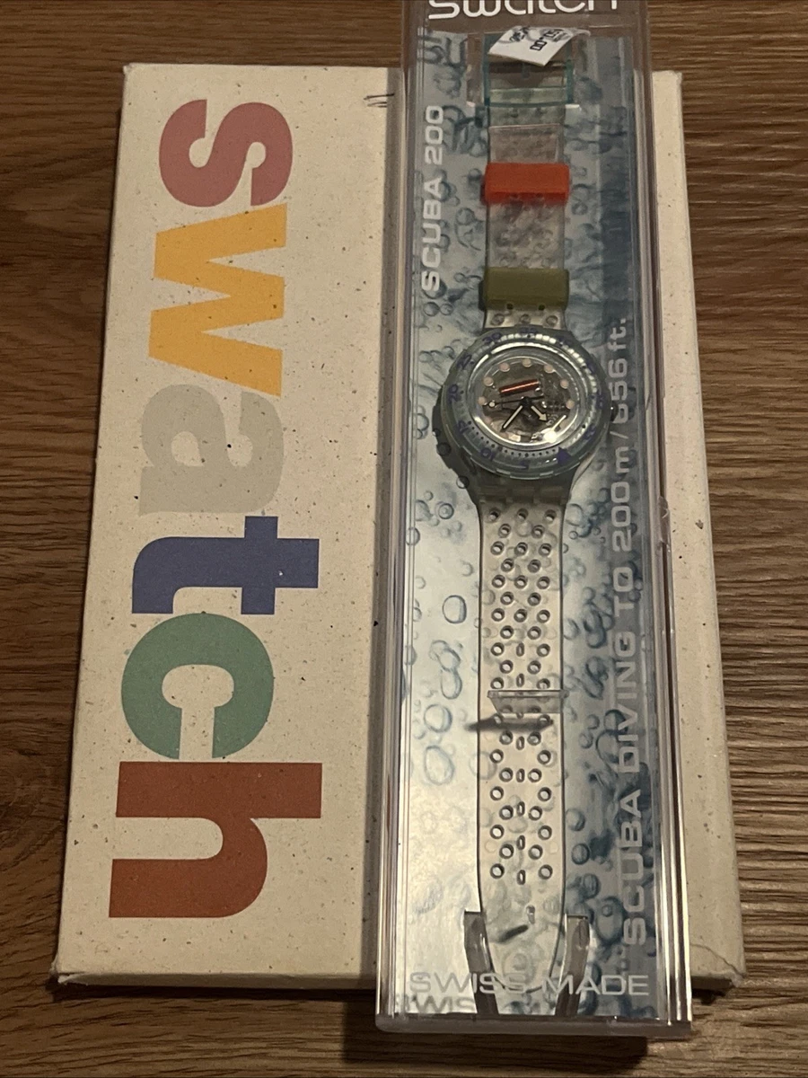 Swatch Scuba Diving 200m ラバーベルト三個セット Swatch Plastic Band 200 m (20 ATM) Water Resistance Wristwatches
