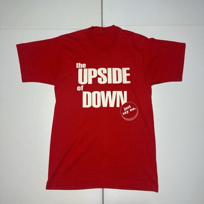 Vintage Single Stitch The Upside Of Down Drug Epidemic T Shirt