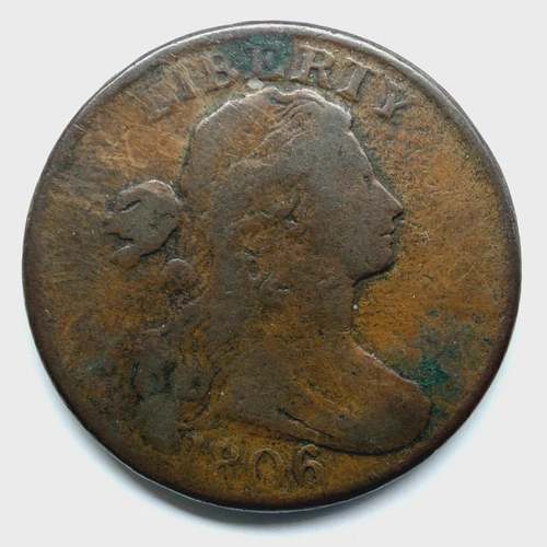 1806-P Large Cent — photo from the most recent tracked eBay sale