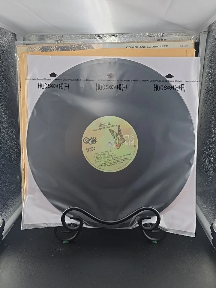 THE DOORS THE BEST OF THE DOORS LP 1973 ELEKTRA Reissue EQ5035 Quad VG+/VG+ - Image 4 of 4