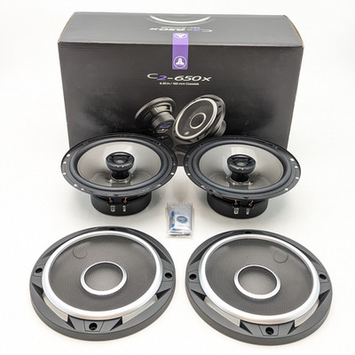 JL Audio C2-650x 6.5-inch Coaxial Speaker System Set of Two | Black