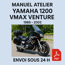 Manuel Atelier Yamaha 1200 Vmax et Venture 1985-2008 Revue Technique Moto RMT CD
