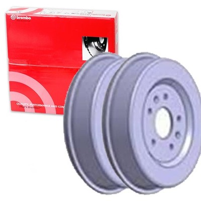 2X BREMBO BREMSTROMMELN HINTEN PASSEND FÜR LAND ROVER FREELANDER LINKS+RECHTS |
