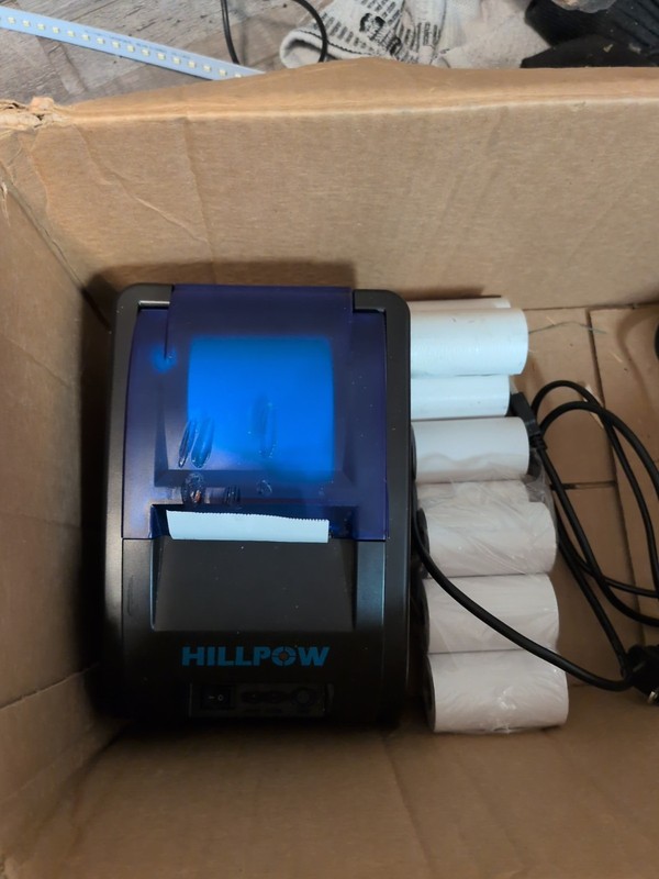 Hillpow 58 MM Thermal Receipt Printer POS-H58 High Speed Printing W/adapter/usb