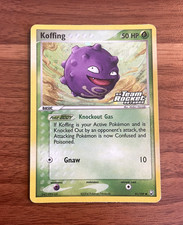 Koffing 61/109 Team Rocket Returns Reverse Holo Rare Stamped NM