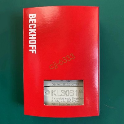 1pcs New BECKHOFF KL3061 Module In Box Free Shipping