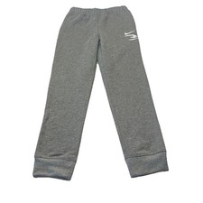 Boys Nike 3BRAND By Russel Wilson Fleece Jogger Pants Grey Size Large