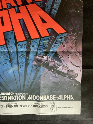Destination Moonrise Alpha. Original 1978 Vintage Movie Poster. Gerry Anderson - Imagen 4 de 9