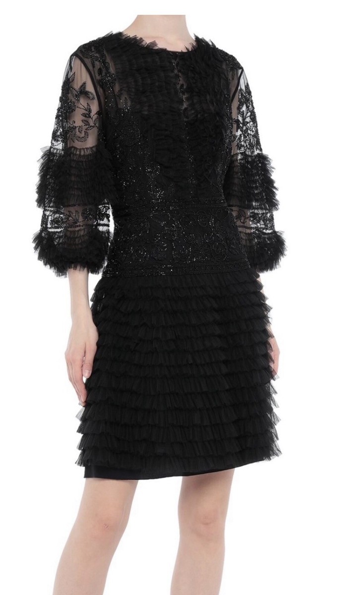 alberta ferretti black dress Runway Limited Edition Embellished 8 44 $4100 Nwt Size:6-7 years This midi dress is 1051 animal print backless halter