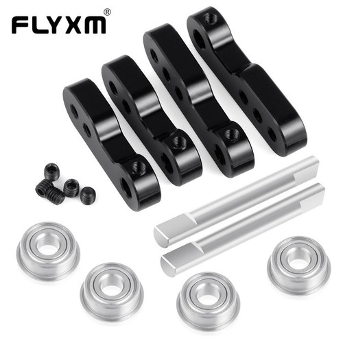 WEFEINO Aluminum Alloy Servo Mount For Tamiya 1/10 Clod Buster RC Car - Steering Fixing Upgrade Accessory (#A1) - View #7