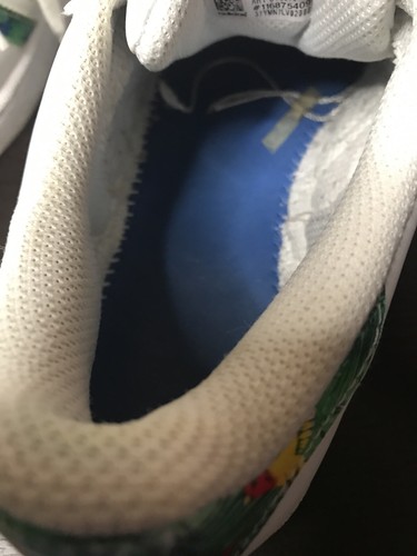 Unique Kids Adiddas Superstar Shoes Size 3 No Insole Birds In The Stripes - Picture 6 of 7