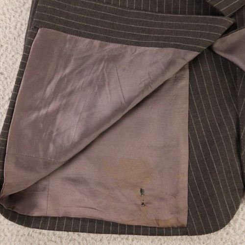 Aquascutum Jacket M Gray Wool Twill Sport Coat Blazer Made in England 42R - Picture 13 of 13
