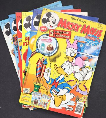 Micky Maus 1995 mit Beilagen Comic Heft Ehapa Verlag Walt Disney Auswahl