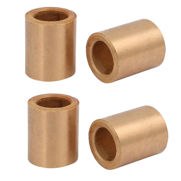 12mmx18mmx22mm Powdered Metal Bronze Sleeve Bearing Bushing Gold Tone