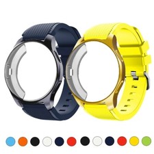 2IN 1 Case strap For Samsung Galaxy watch 3 45mm 46mm Watch band TPU Bumper