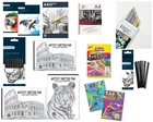 A4/A5  ARTIST SKETCH DRAWING BOOKS PADS -Sheets Pencil, Water Color Pencil Uk