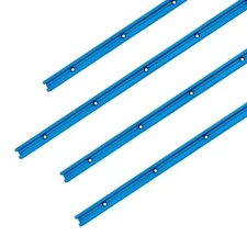 POWERTEC T Track Universal Double-Cut Profile Predrilled Mounting Holes (4-Pack)