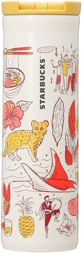 Vaso de acero inoxidable Starbucks Been There Series Okinawa Japón 16 oz - Imagen 3 de 5