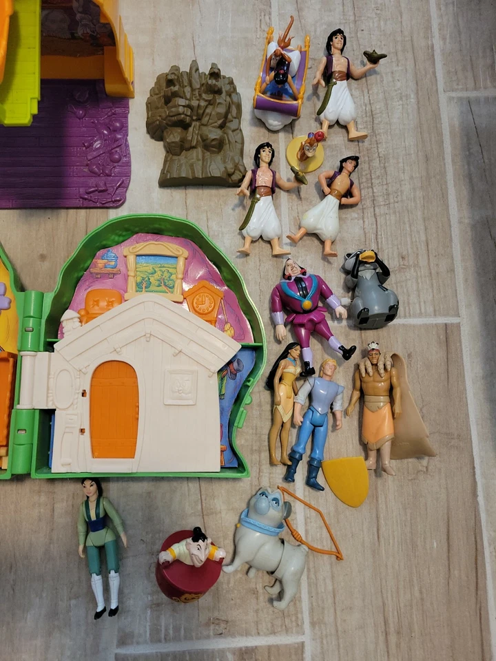 ¡FIGURAS DE COLECCIÓN WINNIE THE POOH JOROBADO POCAHONTAS ALADDIN MULAN! L8 Foto 3 de 4