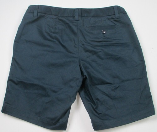 LANDS END Navy School Uniform Chino Shorts Girls 12+ Plus NEW - Picture 2 of 7