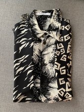 New Authentic Givenchy Paris Printed Loose fit Long sleeve Shirt Men
