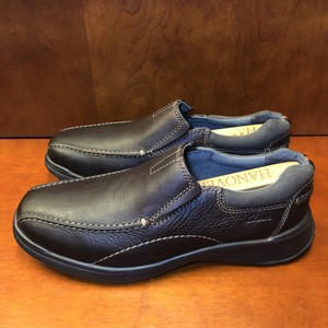 clarks men's leather clogs