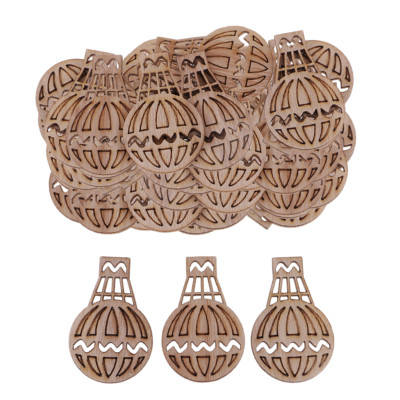 100 Stück 48 mm Heißluftballon MDF Holzform Basteln Verzierungen Holzkunst