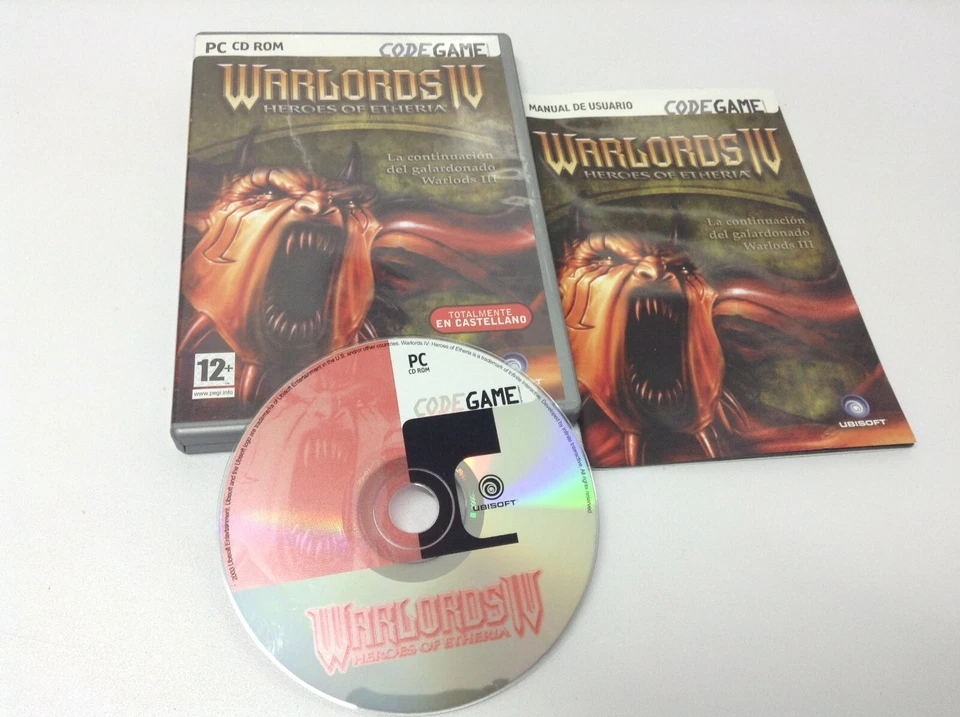 WARLORDS IV HEROES OF ETHERIA JUEGO PARA PC CD-ROM EN ESPAÑOL UBISOFT - 3T, foto 3 de 3