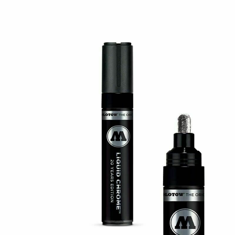 MOLOTOW LIQUID CHROME 1mm 2mm 4mm Graffiti Art canvas markers Falak