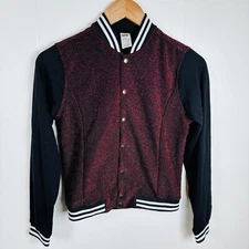 Balera Dance Costume Red Sparkle Jacket MC Medium Children Sports Jacket