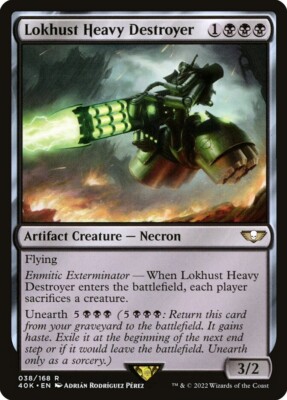 Lokhust Heavy Destroyer [Universes Beyond: Warhammer 40K] MTG